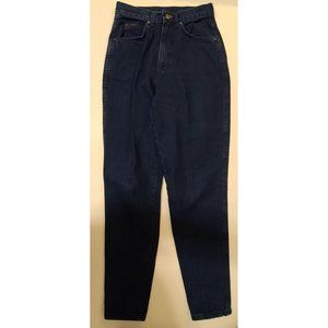 Vintage CHIC Indigo High Rise Mom Jean 80s Womens Size 8 Made USA Excellent Cond
